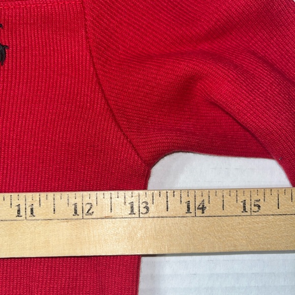 Polo Ralph Lauren Shirt Boys 6 Red Long Sleeve Logo Preppy Classic Traditional - Picture 4 of 5
